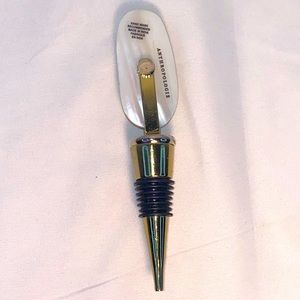 Anthropologie Gold and Pearlescent Bottle Stopper